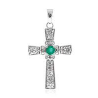 Ciondolo in argento con Smeraldo