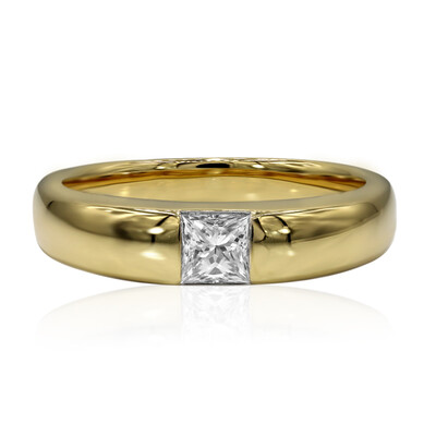 Anello in oro con Diamante IF (D) (Annette)
