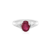 Anello in argento con Rubino del Madagascar