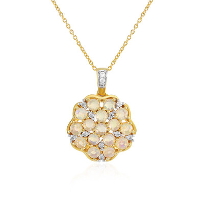Collana in argento con Opale di Welo