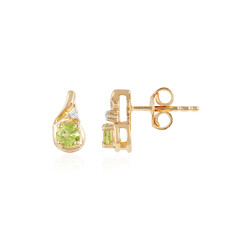 Orecchini in argento con Peridoto