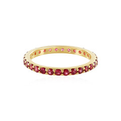 Anello in argento con Spinello Rosso