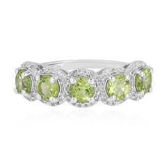 Anello in argento con Peridoto