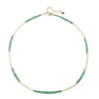 Collana in argento con Smeraldo Brasiliano