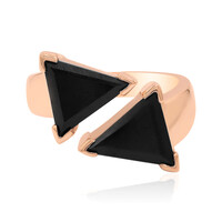 Anello in argento con Onice Nero