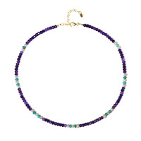 Collana in argento con Ametista (Riya)