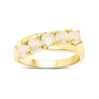 Anello in argento con Opale di Welo
