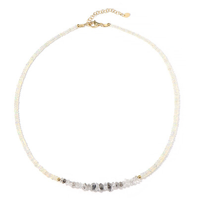 Collana in argento con Quarzo Herkimer