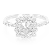 Anello in argento con Goshenite