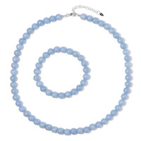 Parure in argento con Angelite