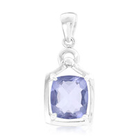 Ciondolo in argento con Fluorite Cangiante