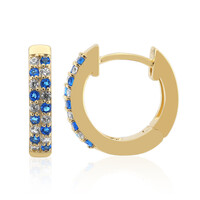 Orecchini in oro con Haüyne