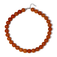 Collana in argento con Avventurina Rossa