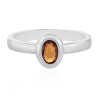 Anello in argento con Zaffiro Tramonto