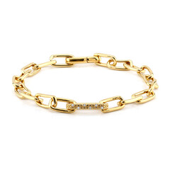 Bracciale in argento con Diamante I3 (I)