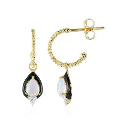 Orecchini in argento con Opale di Welo