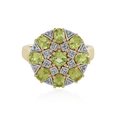 Anello in argento con Peridoto