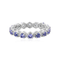 Anello in argento con Tanzanite