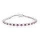 Bracciale in argento con Rodolite