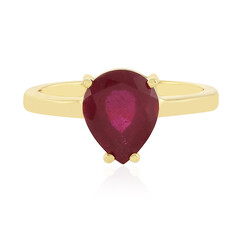 Anello in argento con Rubino del Madagascar