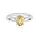Anello in argento con Berillo Giallo