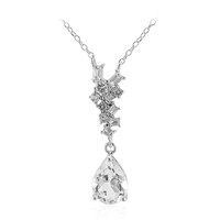 Collana in argento con Topazio Bianco