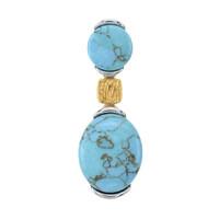 Ciondolo in argento con Turchese