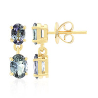 Orecchini in oro con Tanzanite (non riscaldata)