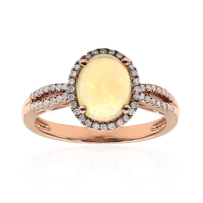 Anello in oro con Opale di Welo AAA (CIRARI)