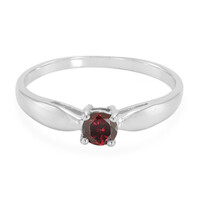 Anello in argento con Rodolite Brasiliana