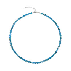Collana in argento con Apatite