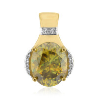 Ciondolo in oro con Sfalerite Bulgara