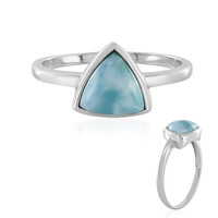 Anello in argento con Larimar