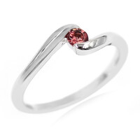 Anello in argento con Tormalina Rosa