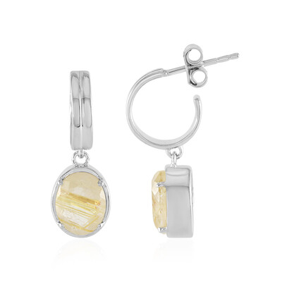 Orecchini in argento con Quarzo Rutilato