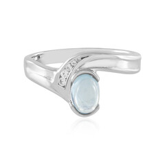 Anello in argento con Acquamarina Ofiki