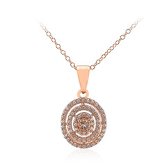 Collana in argento con Morganite