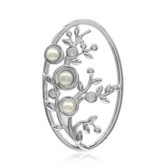 Ciondolo in argento con Perla di Acqua Dolce (TPC)