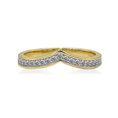 Anello in oro con Diamante SI1 (G) (Annette)