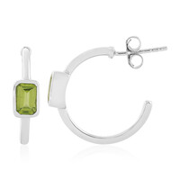 Orecchini in argento con Peridoto