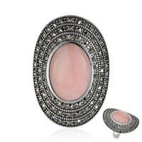 Anello in argento con Opale Rosa (Annette classic)