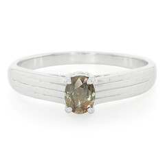 Anello in argento con Zaffiro Cangiante (non riscaldato)