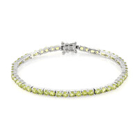 Bracciale in argento con Peridoto