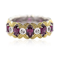 Anello in argento con Rodolite (Dallas Prince Designs)