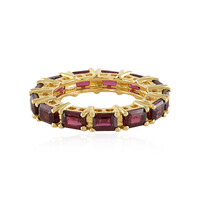 Anello in argento con Rodolite Lampone