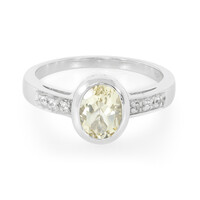 Anello in argento con Berillo Giallo