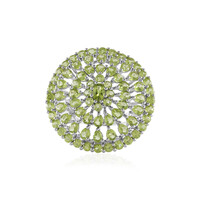 Anello in argento con Peridoto
