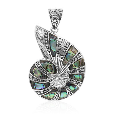 Ciondolo in argento con Conchiglia Abalone (Art of Nature)