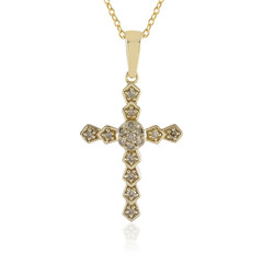 Collana in argento con Diamante Champagne I2