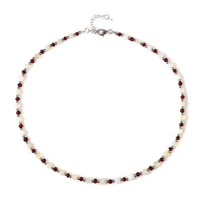 Collana in argento con Opale di Welo